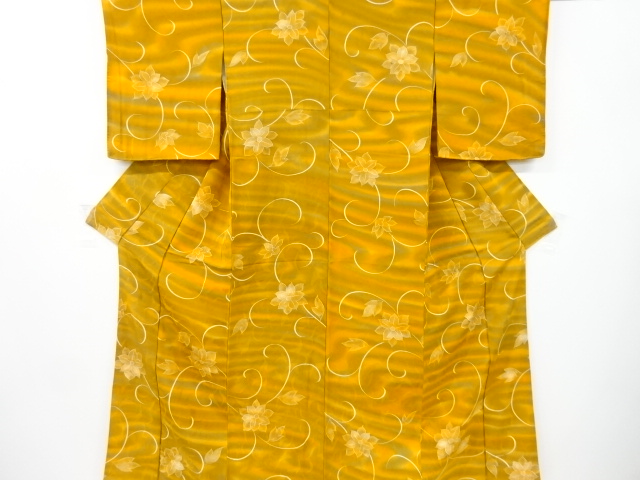 JAPANESE KIMONO / KOMON / FLOWER ARABESQUE